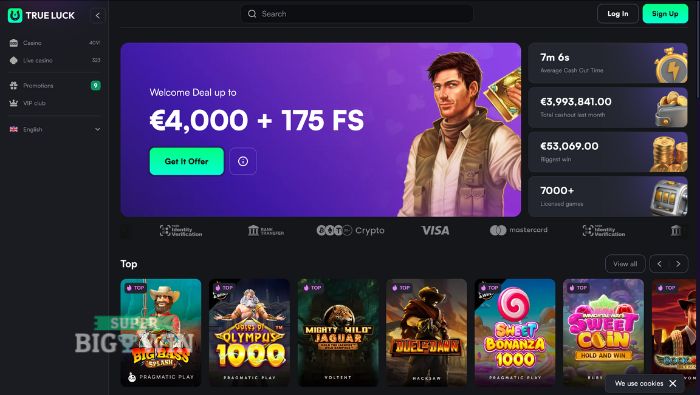 TrueLuck interface